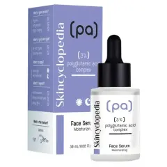 Serum z kwasem poliglutaminowym (3%) od Skincyclopedia. Nawilża, ujędrnia i nadaje skórze blask.