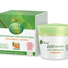 Ava Eco Garden krem z ekstraktem z marchwi. Certyfikowany organiczny kosmetyk z naturalną kuracją regenerującą.