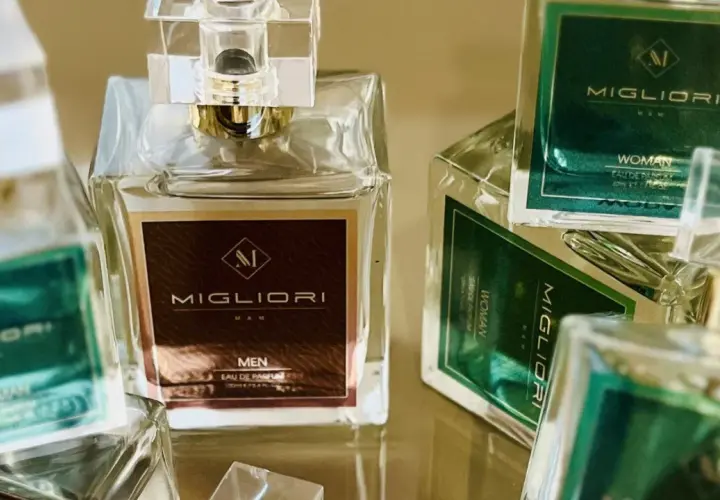 Eleganckie flakony perfum Migliori, w tym wersje "Men" i "Woman", oferują dobre odpowiedniki drogich perfum.