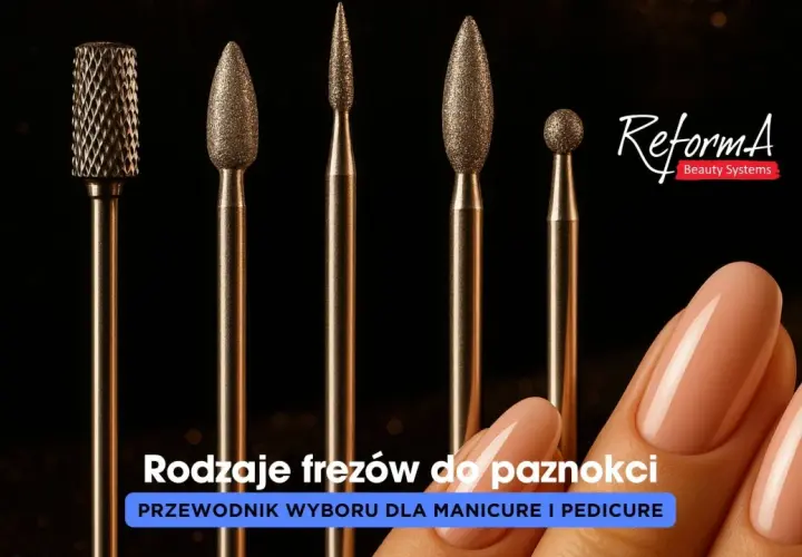 Różne rodzaje frezów do paznokci: jaki frez do czego? Przewodnik wyboru dla manicure i pedicure.
