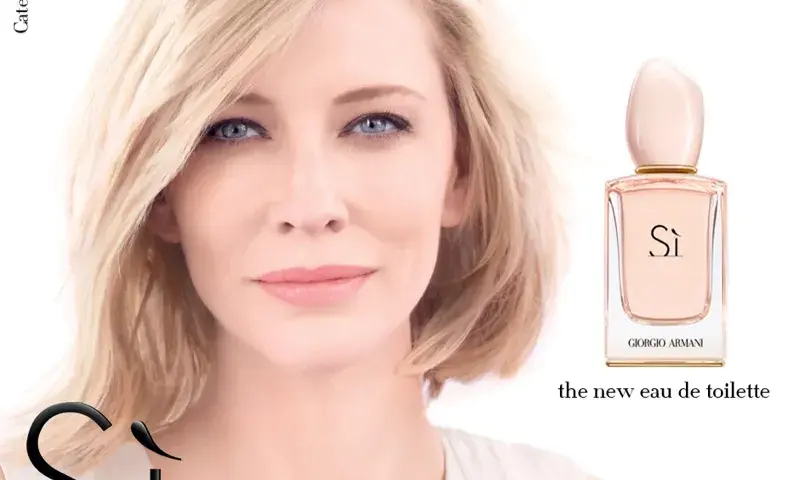 Cate Blanchett: Twarz perfum Armani Sì - poznaj historię
