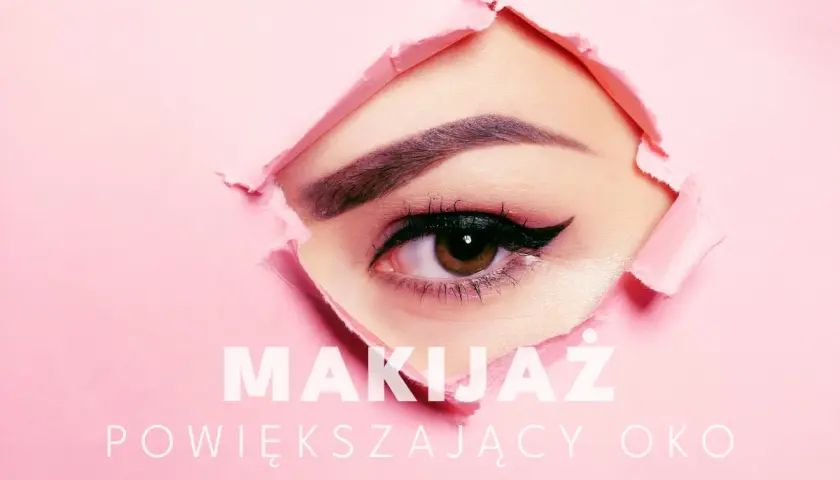 Makijaż powiększający oko: subtelna kreska i cienie nadają spojrzeniu głębi.