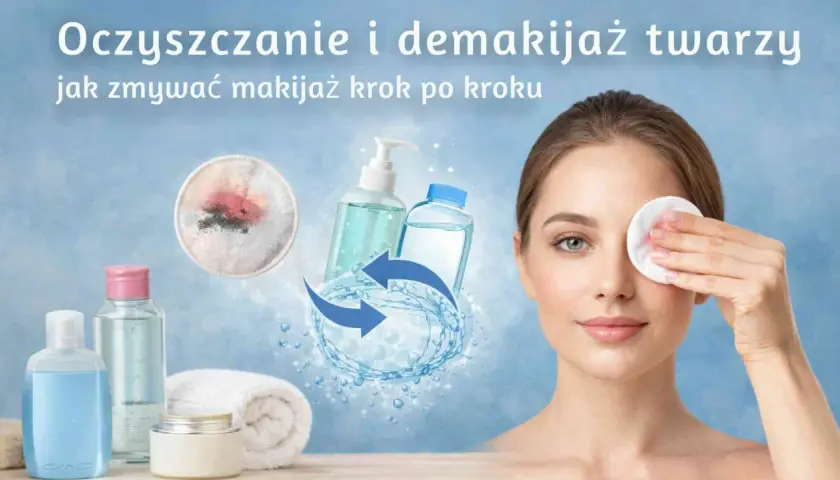 Krok po kroku dowiedz się, czym zmywać makijaż. Delikatne płyny i waciki pomogą Ci oczyścić cerę.